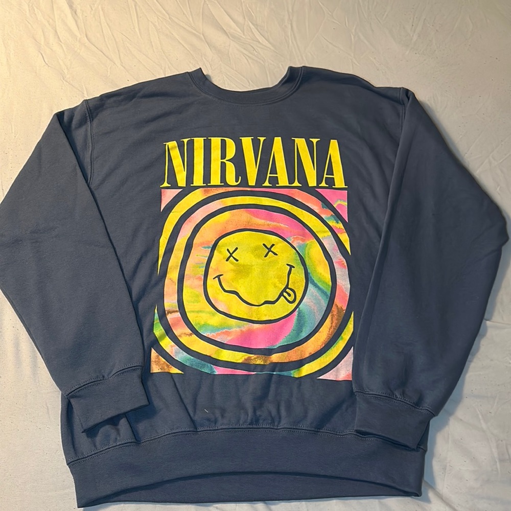 Nirvana Nevermind Logo Sweatshirt - image 1
